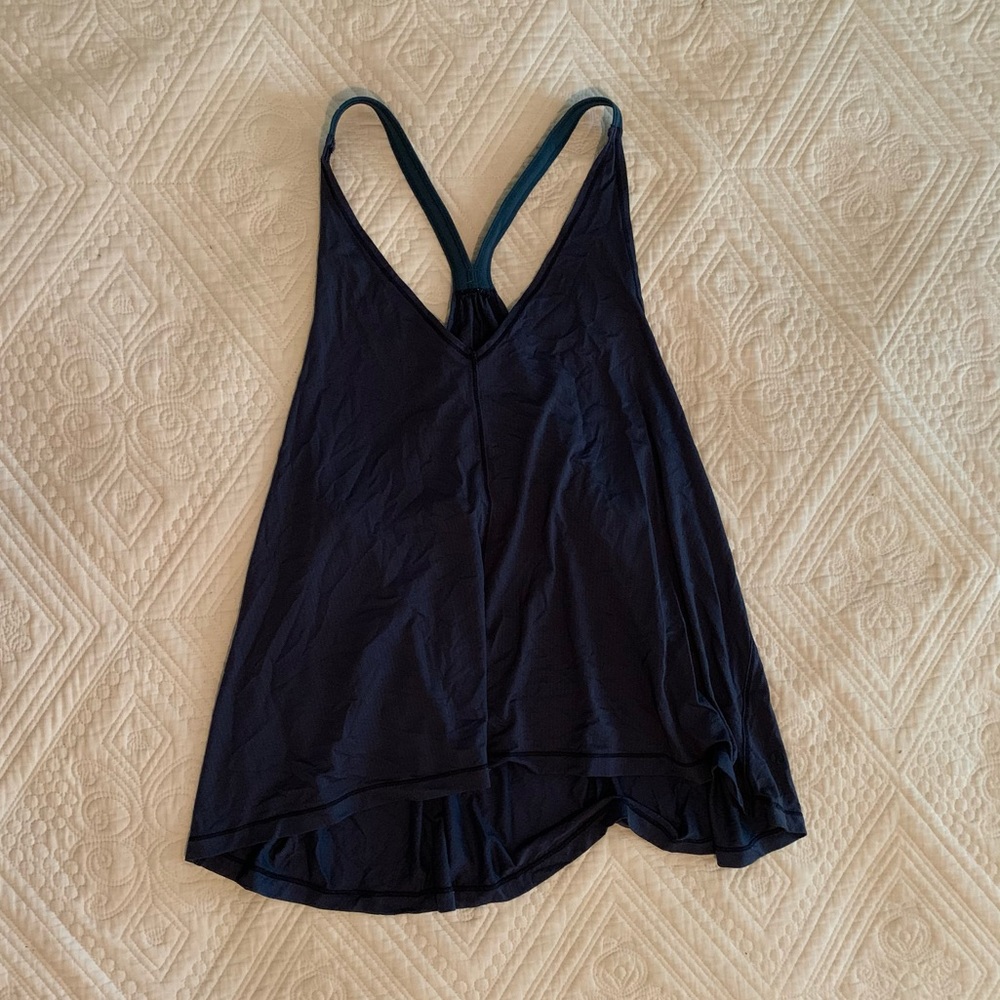 Blue Lululemon Tank